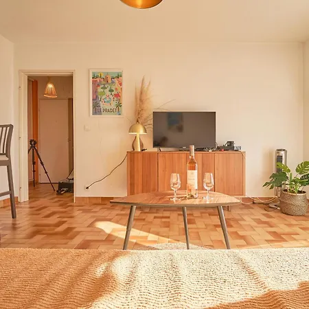 T3 Spacieux Avec La Clim, Wifi & Parking * ル・プラデ